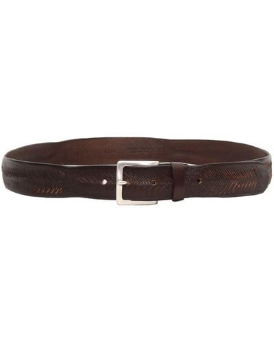 Orciani Carved Belt - Brown