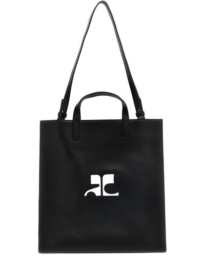 Courreges 'Heritage' Shopping Bag - Black