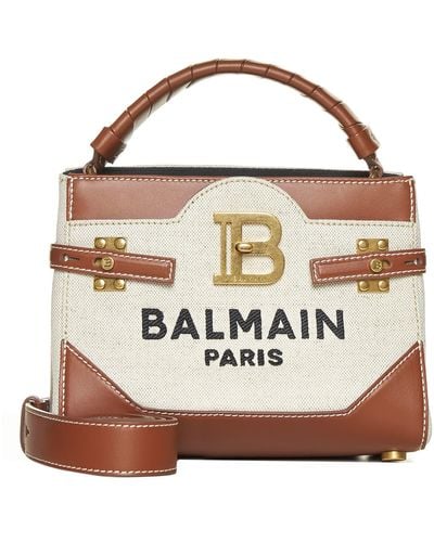 Balmain "b-buzz 22" Handbag - Brown