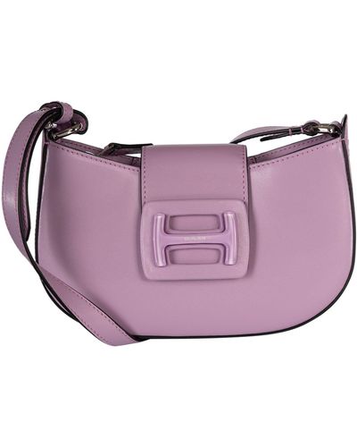 Hogan H Plexi Shoulder Bag - Purple