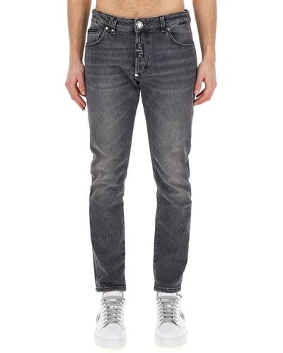 Philipp Plein Skinny Fit Jeans - Blue