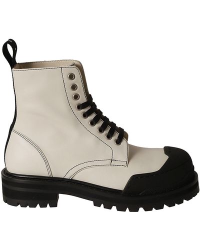 Marni Half-laced Boots - Black