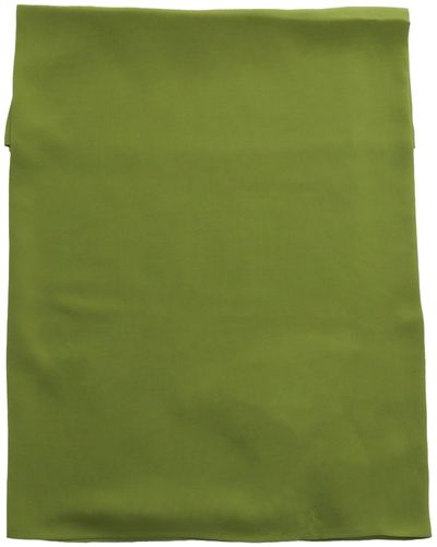 Max Mara Studio Logo Patch Scarf - Green