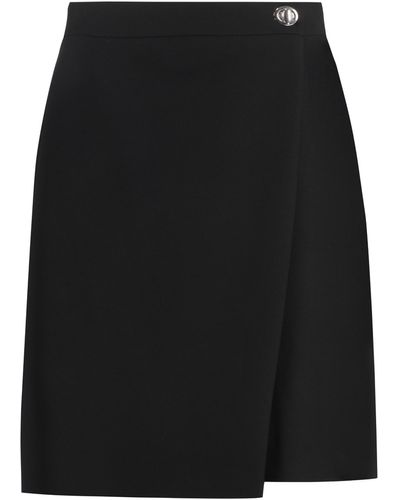BOSS Asymmetric Wrap Skirt - Black