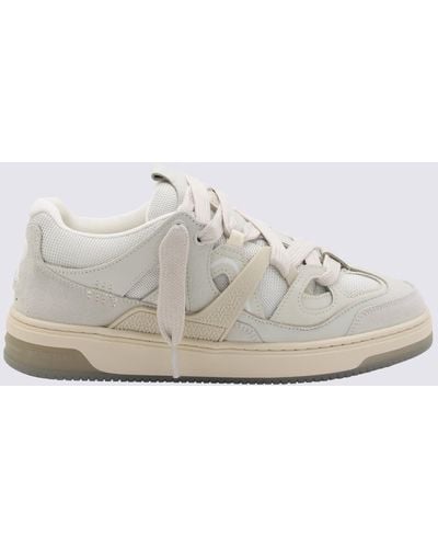 Represent Leather Trainers - White