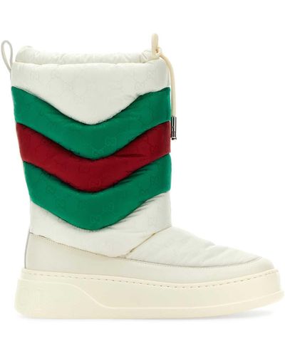 Gucci GG Chevron Boot - Green