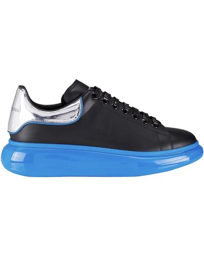 Alexander McQueen Leather Trainers - Blue