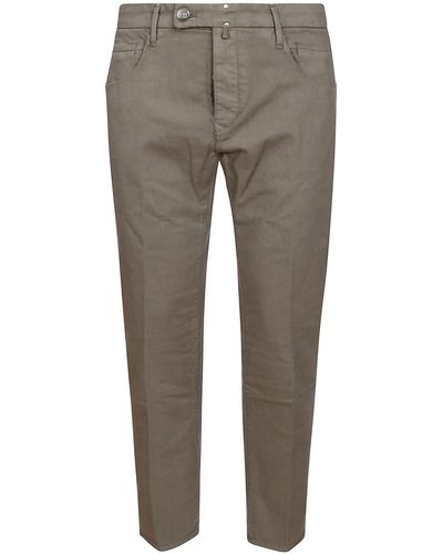 Incotex Sartorial Slim Trousers - Grey