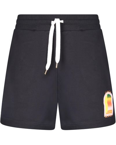 Casablancabrand Cotton Bermuda Shorts - Blue