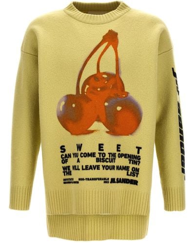 Jil Sander Fashion Show Invitation Sweater, Cardigans - Yellow