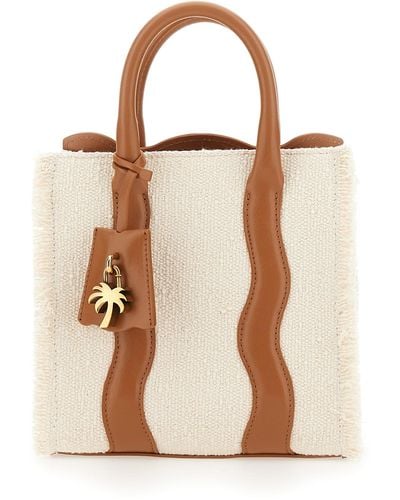 Palm Angels Small Tote Bag - Brown