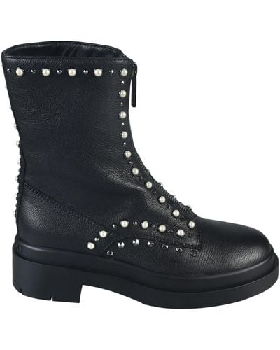 Jimmy Choo Nola Flat Boots - Black