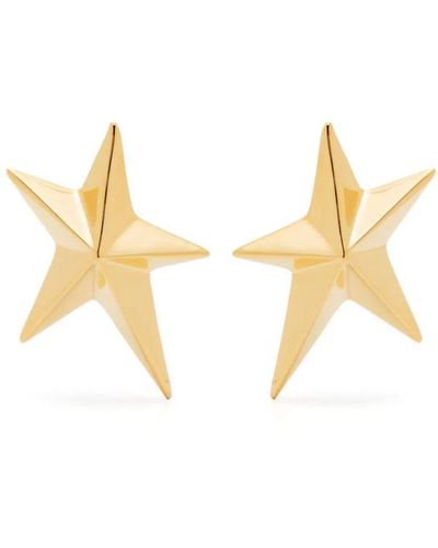 Mugler Maxi Star Stud Earrings - Metallic