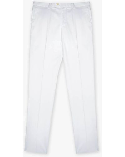 Larusmiani Delon Chino Trousers - White