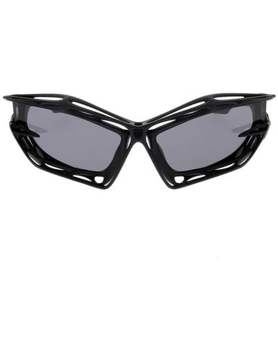Givenchy Giv Cut Cage Cat Eye-frame Sunglasses - Black