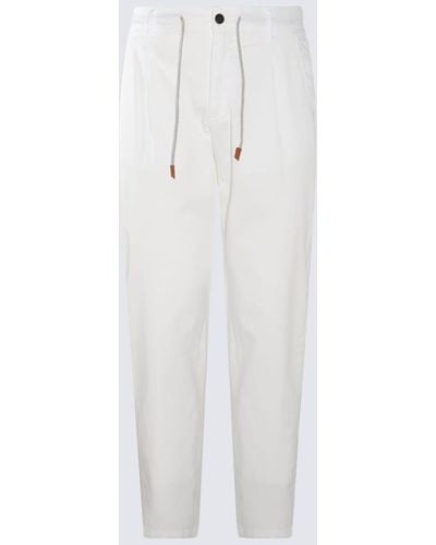 Eleventy Cotton Pants - White