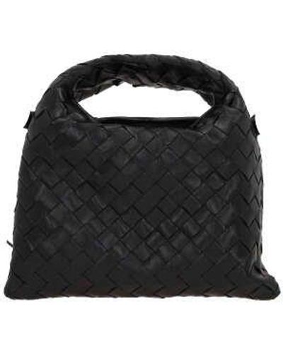 Bottega Veneta Woven Top Handle Bag - Black