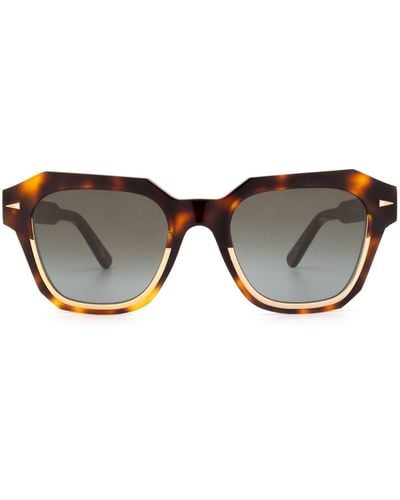 Ahlem Pont Marie Classic Turtle Sunglasses - Multicolour