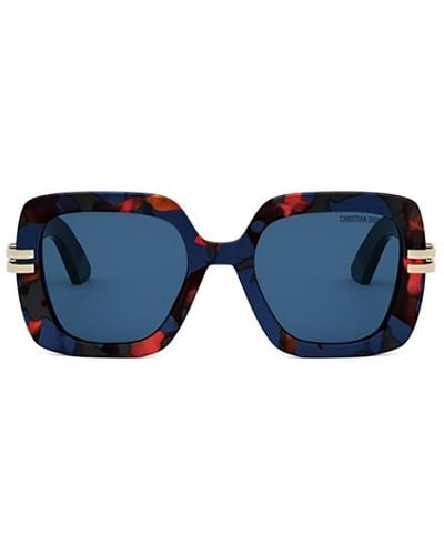 Dior Cdior S2i Square Frame Sunglasses - Blue