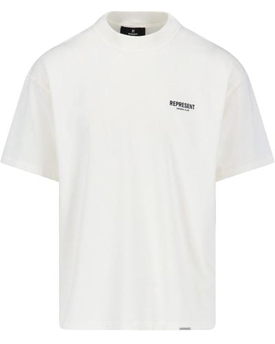 Represent Logo T-shirt - White
