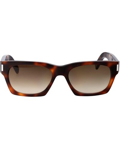 Saint Laurent Saint Laurent Sunglasses - Brown