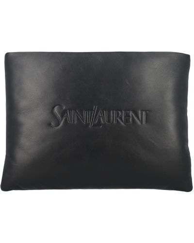 Saint Laurent Pillow Pl New Pouch - Black