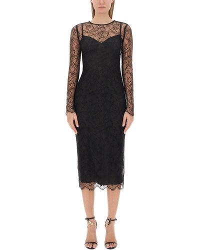 Dolce & Gabbana Longuette Dress - Black