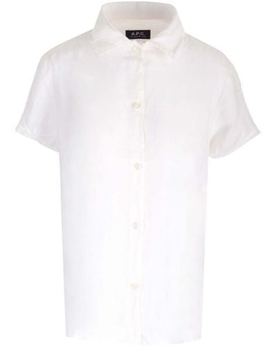 A.P.C. White Linen Chemisette