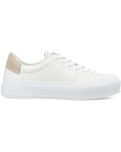 Givenchy City Sport Lace-Up Trainers - White