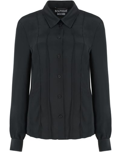Boutique Moschino Silk Shirt - Black