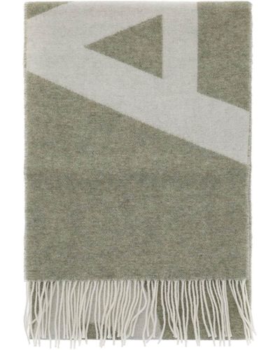 A.P.C. Malo Wool-blend Scarf - Green