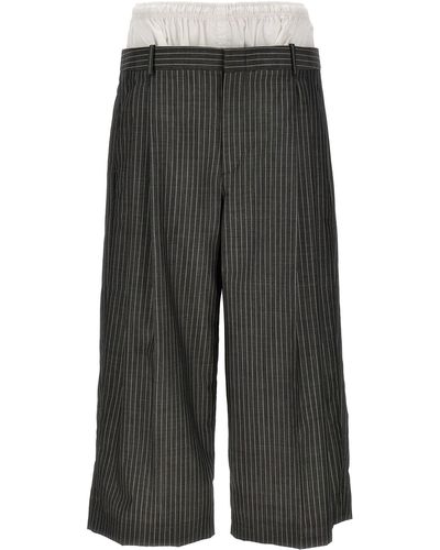 Hed Mayner Cool Wool Trousers - Grey