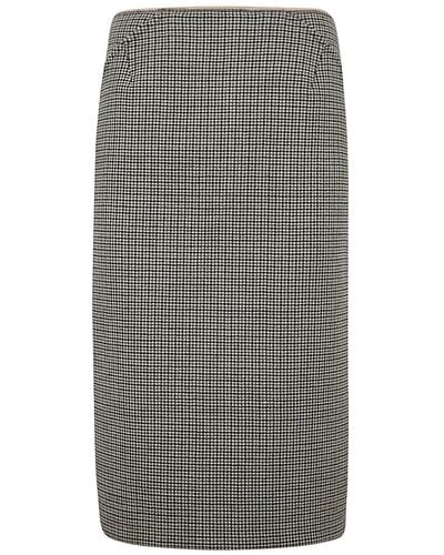 N°21 Micro Galles Pencil Skirt Clothing - Grey