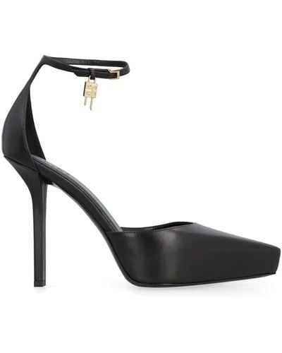 Givenchy G-lock Leather Pumps - Black