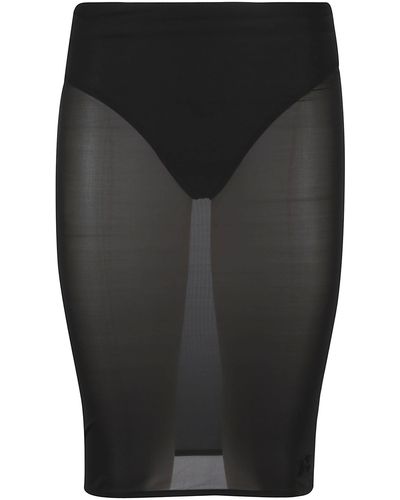 Courreges Midi Skirt - Black