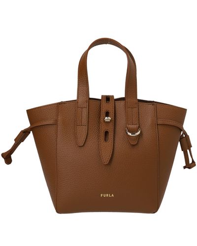 Furla ' Net' Handbag - Brown