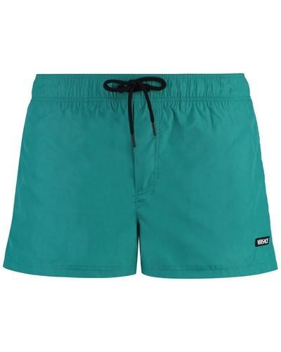 Versace Nylon Swim Shorts - Green