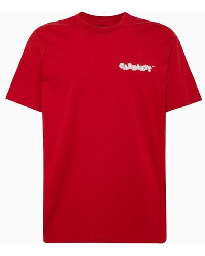 Carhartt Wip Fast Food T-Shirt - Red