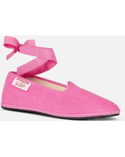 Mc2 Saint Barth Terry Slipper Loafer My Chalom Special Edition - Pink