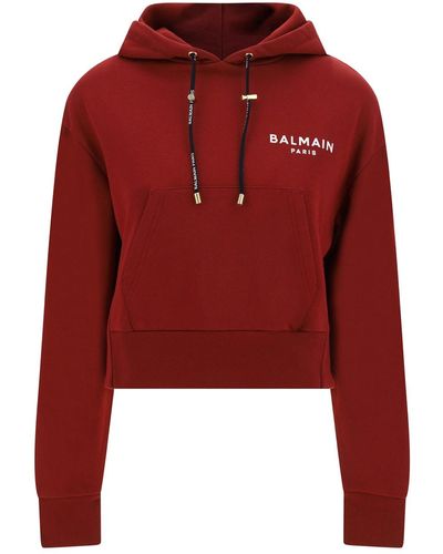 Balmain Sweatshirts - Red