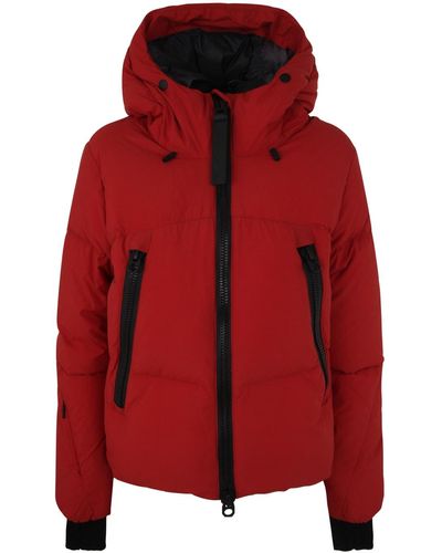 JG1 Padded Jacket With Hood - Red