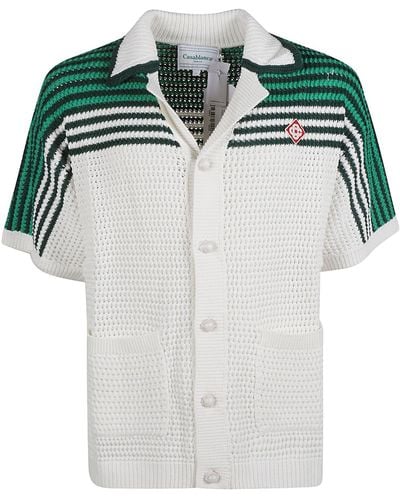 Casablancabrand Knitted Shirt - Green