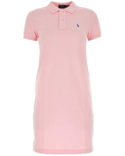 Polo Ralph Lauren Piquet Polo Dress - Pink