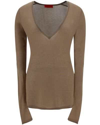Wild Cashmere Sweater - Brown
