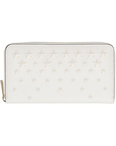 Jimmy Choo Pippa Leather Wallet - White