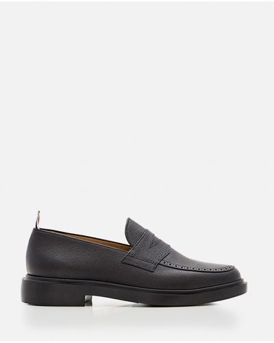 Thom Browne Penny Leather Loafer - White