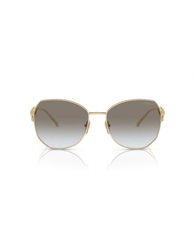 Prada Pr 57Ys Pale Sunglasses - Metallic