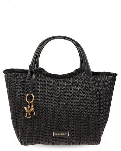 Emporio Armani 'Shopper' Type Bag - Black