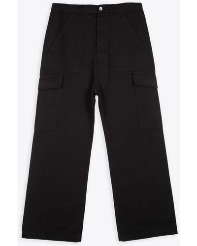 Rick Owens Cargo Trousers Black Cotton Cargo Pant - Cargo Trousers