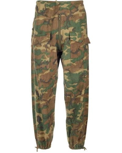 Givenchy Camouflage Pants - Green